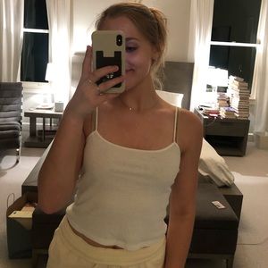 White Brandy Melville Tank Top